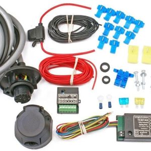 Universal 13-pin Towbar Wiring Kit with Bypass Relay - Easy Install