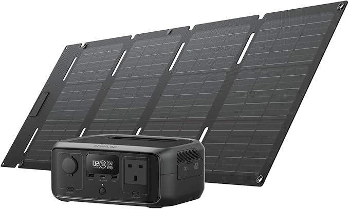 EcoFlow RIVER 3 Portable Power Station with 45W Solar Panel