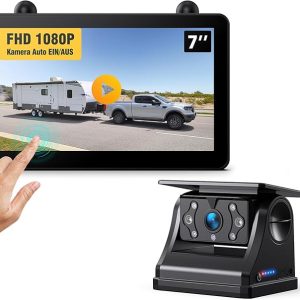 Magnetic Solar Powered Wireless Reversing Camera Kit 7''